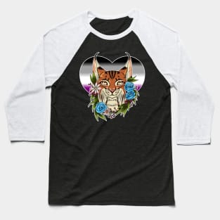 Lynx Asexual Baseball T-Shirt